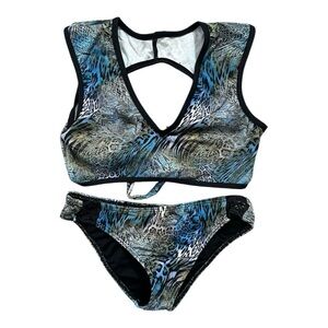 Sabz Tankini Bikini Girls 12 Animal Print